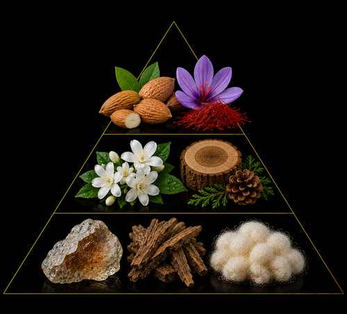 Fragrance pyramid