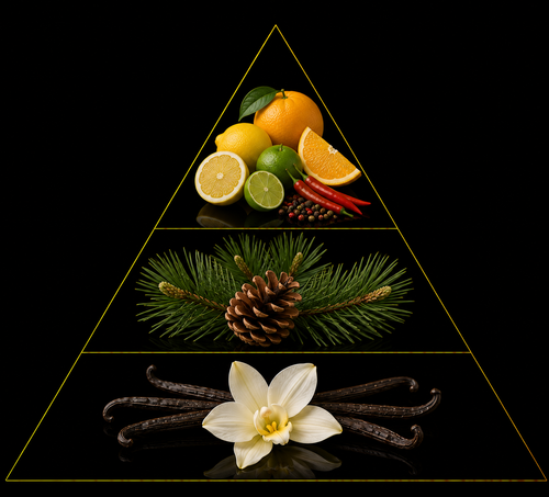Fragrance pyramid