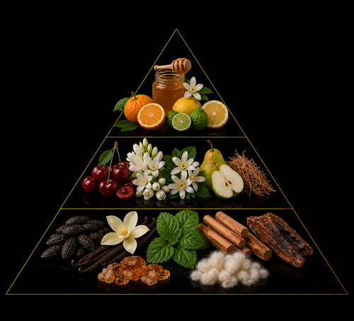 Fragrance pyramid