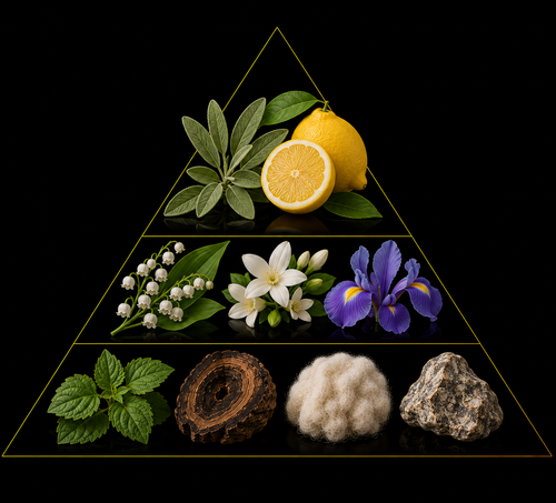 Fragrance pyramid