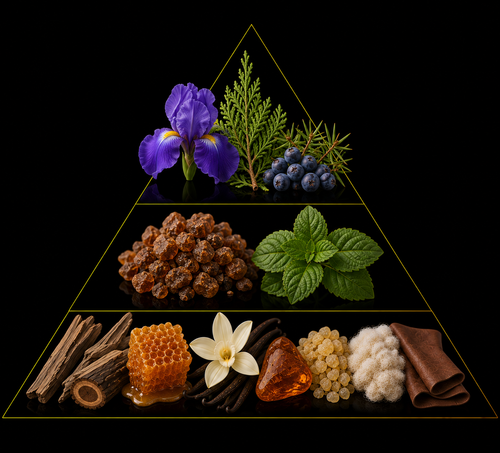 Fragrance pyramid
