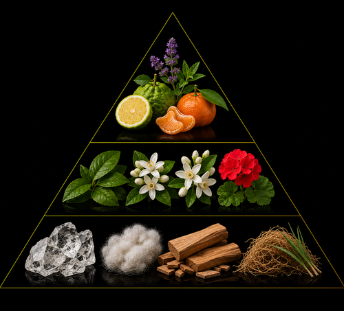 Fragrance pyramid