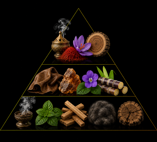 Fragrance pyramid