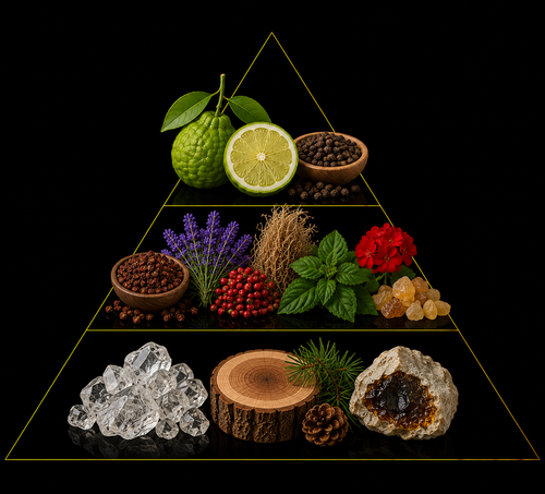 Fragrance pyramid