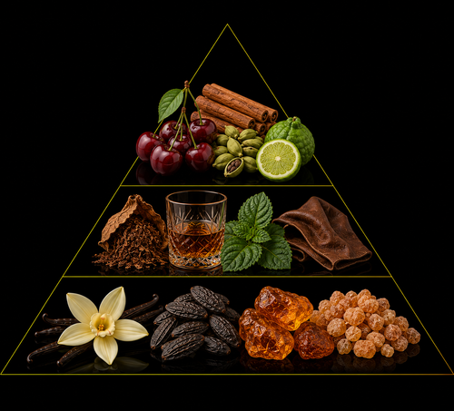 Fragrance pyramid