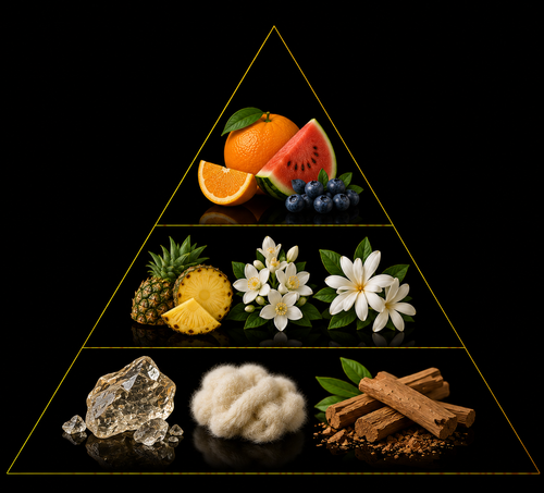 Fragrance pyramid