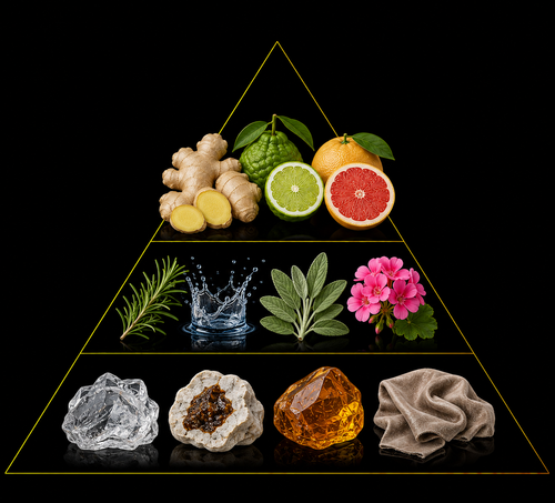 Fragrance pyramid