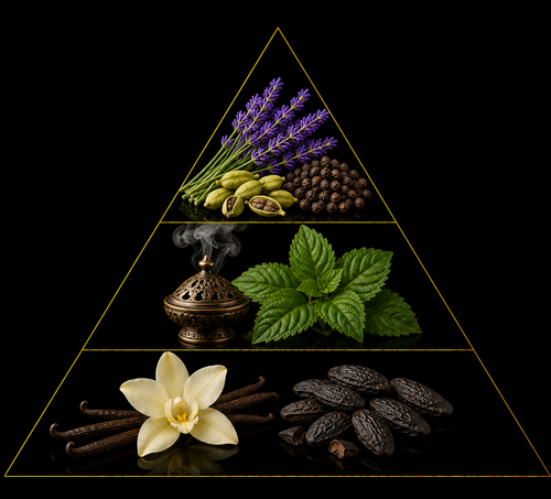 Fragrance pyramid