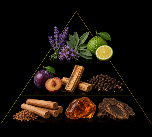 Fragrance pyramid