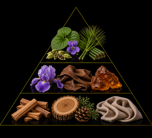 Fragrance pyramid