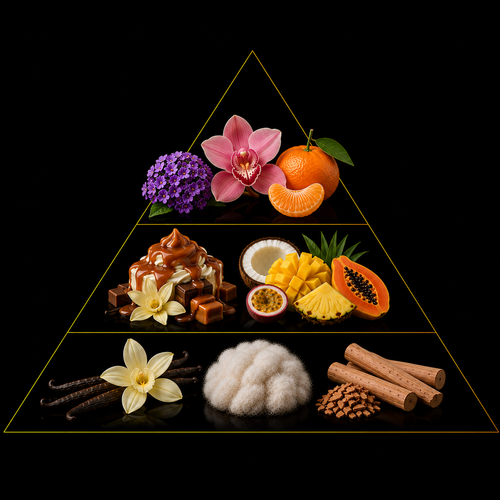Fragrance pyramid